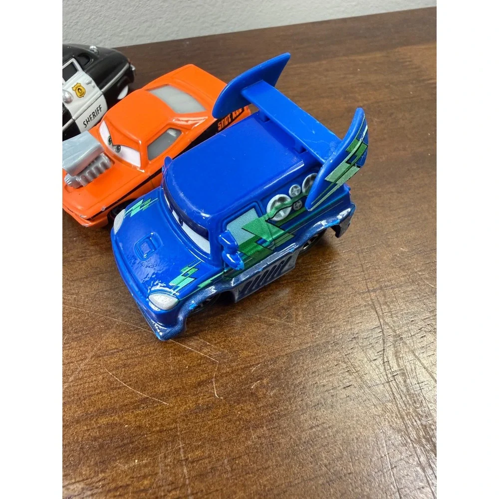 Disney Pixar Cars Diecast Lot of 6 Jackson Storm Sheriff Snot Rod DJ Wingo 1:55